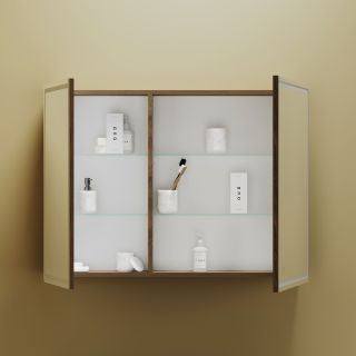 Зеркальный шкаф с LED подсветкой Sancos Mirror MI100ECH 99см дуб чарльстон